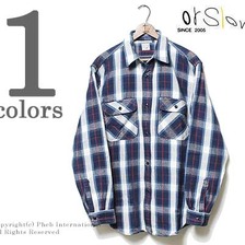 orslow インディゴチェック 70'sワークシャツ 01-8072-164画像