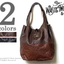 WASTE(TWICE) &times; CRAMP レザーショッピングバッグ WT-501画像