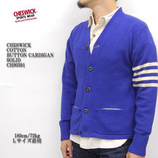CHESWICK COTTON BUTTON CARDIGAN SOLID CH90391画像
