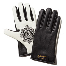 SOFTMACHINE GEOMETRIC GLOVE (BLACK)画像