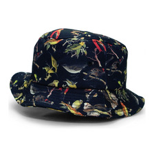 FITTED HAWAII VANQUISH BUCKET HAT BLACKxMULTI FTH018画像