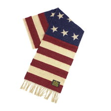 GLEN PRINCE LAMBSWOOL SCARF 星条旗画像