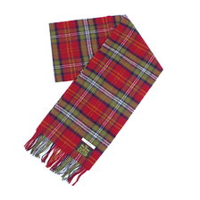 GLEN PRINCE LAMBSWOOL SCARF バーンズタータン画像