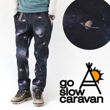 go slow caravan ニット裏起毛 昇華転写 リラックスパンツ 390841画像