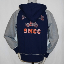 SAMURAI JEANS サムライ二輪車倶楽部 MCS14-102 二輪車倶楽部切り替えジップアップパーカー14-102画像