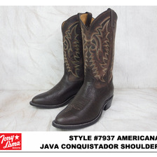 TONY LAMA 7937 AMERICANA JAVA CONQUISTADOR SHOULDER画像