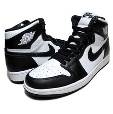 NIKE AIR JORDAN 1 RETRO HI OG "BLACK-WHITE" blk/wht 555088-010画像