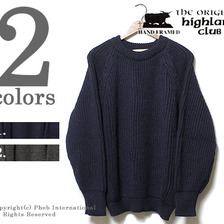 HIGHLAND CLUB BRWOOL 3GAUGE CREW画像