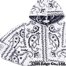 Barefoot Dreams &times; Ron Herman Paisley Hoodie WHITE画像