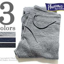 Pherrow's キルティングスウェットパンツ 14W-PQP1画像