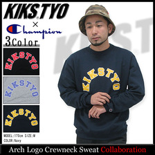 KIKS TYO &times; Champion Arch Logo Crewneck Sweat Collaboration KT1408C-06画像