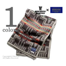 WAREHOUSE &times; PENDLETON アメリカ製 Harding 限定生産ウールブランケット ZE490画像