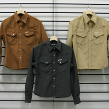 THE FLAT HEAD UDS-01 ウルトラスウェードシャツ01(キーホルダー付)画像