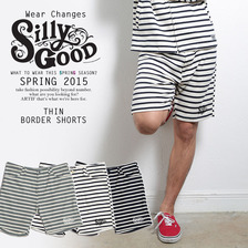 SILLY GOOD THIN BORDER SHORTS SG15-SP1PT03画像