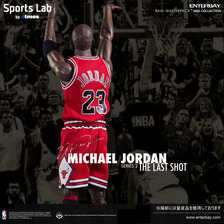 ENTERBAY REAL MASTERPIECE NBA COLLETION MICHAEL JORDAN "THE LAST SHOT" ROAD 1/6 SCALE 371586画像