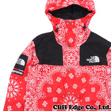 Supreme &times; THE NORTH FACE Bandana Mountain Parka RED画像