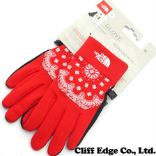 Supreme &times; THE NORTH FACE Bandana Etip Glove RED画像