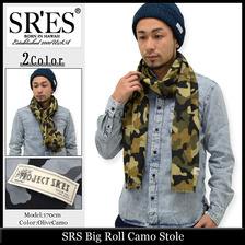 PROJECT SR'ES Big Roll Camo Stole&times; PROJECT SR'ES ACS00869画像