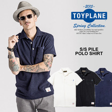 TOYPLANE S/S PILE POLO SHIRT TP15-HSH06画像