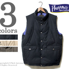 Pherrow's 60/40クロスダウンベスト 14W-A.D.V.画像