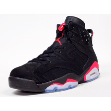 NIKE AIR JORDAN VI RETRO "BLACK INFRARED" "MICHAEL JORDAN" "LIMITED EDITION for JORDAN BRAND" BLK/RED 384664-023画像
