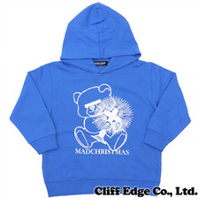 UNDERCOVER "TOKYO SKYTREE TOWN SOLAMACHI" EXCLUSIVE BEAR MADCHRISTMAS HOODIE BLUE画像