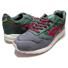 ASICS GEL SAGA "Christmas Tree Pack" dark green-burgundy H41VK-8026画像
