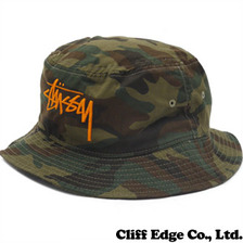STUSSY Stock Logo Camo Washed Crusher画像