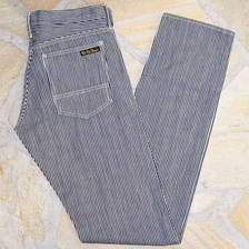 THE FLAT HEAD PN-11W ヒッコリーワークパンツ11画像