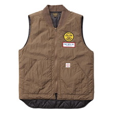 FUCT SSDD LINED URILITY VEST (BROWN) 3530画像
