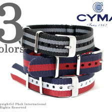 CYMA NATOタイプ ミリタリーウォッチベルト画像