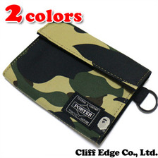 A BATHING APE &times; PORTER 1ST CAMO WALLET(SIDE) 1A83-182-971画像