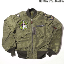 Buzz Rickson's L-2 PATCH 「306th FTR-BOMB SQ.」 BR13264画像