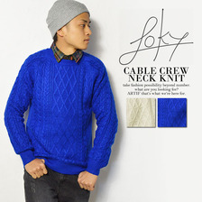 Loky CABLE CREW NECK KNIT 11021048画像
