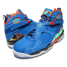 NIKE AIR JORDAN 8 RETRO DB "DOERNBECHER" h.blu/e.org-blk 729893-480画像