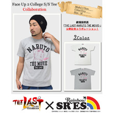 SR'ES Rainbow &times; NARUTO Face Up 2 College S/S Tee Collaboration SPNA002画像