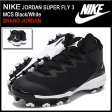 NIKE JORDAN SUPER FLY 3 MCS Black/White BRAND JORDAN 684939-010画像