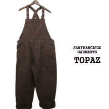 TOPAZ オーバーオール ヘイズルハースト ブラウニー TB-133画像