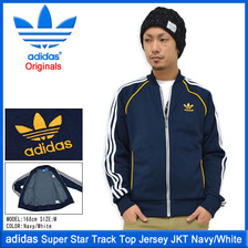 adidas Super Star Track Top Jersey JKT Navy/White Originals S19174画像