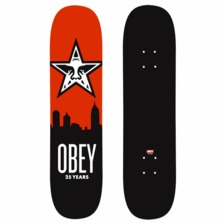 OBEY "SKYLINE 25 YEARS" SKATEBOARD DECK OBY25ANV06画像