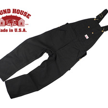ROUND HOUSE #383 HEAVY DUTY BLACK DUCK OVERALL画像