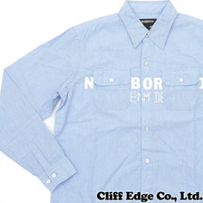 the POOL aoyama &times; NEIGHBORHOOD &times; Fragment Design NHFR POOL/C-SHIRT.LS BLUE画像