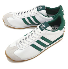 adidas Country OG ランニングホワイト/カレッジエイトグリーン/ガム4 G26687画像
