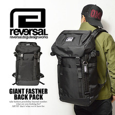 reversal GIANT FASTNER BAG PACK MIDDLE BLACK画像