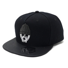 Irie Life &times; 7UNION COLLABORATION IRIE SKULL SNAPBACK BLACK画像