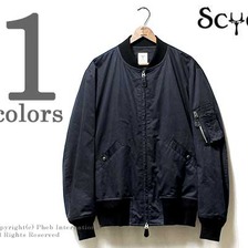 Scye 日本製 高密度コットンサテンボマージャケット 1115-61017画像