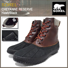 SOREL CHEYANNE RESERVE Hawk/Black NM1971-248画像