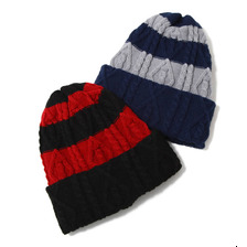 glamb Antoni border knit cap GB15SP-CP02画像