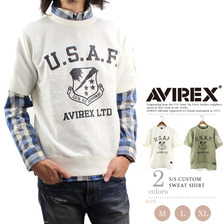 AVIREX S/S CUSTOM SWEAT SHIRT 6153346画像