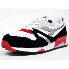 DIADORA N.9000 NYL WHT/BLK/RED/GRY 160827-C5750画像